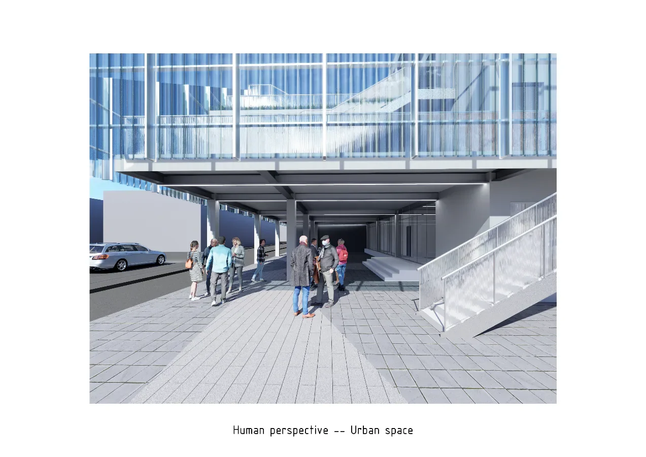 社区工作室方案一入口空间